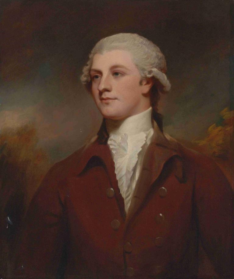 Portrait of Bryan Cooke of Owston,오스턴의 브라이언 쿡의 초상화,George Romney,조지 롬니,오일 페인팅,오일 페인팅, 독주, 1남, 남성 집중, 상체, 현실적인