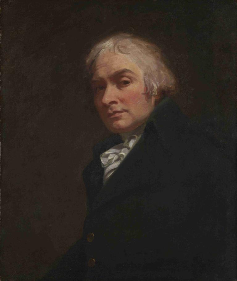 Self-Portrait,Zelfportret,George Romney,Olieverf,Olieverf, solo, 1 jongen, mannelijke focus