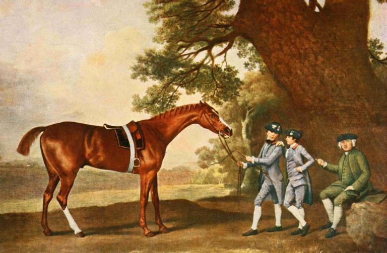 Eclipse,George Stubbs,Oil Painting,Oil Painting, multiple boys, tree, uniform, fine art parody, horse