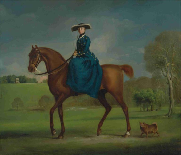 The Countess of Coningsby in the Costume of the Charlton Hunt