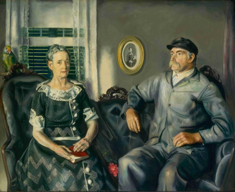 Mr. and Mrs. Phillip Wase,De heer en mevrouw Phillip Wase,George Wesley Bellows,Olieverf,Olieverf, 2 jongens