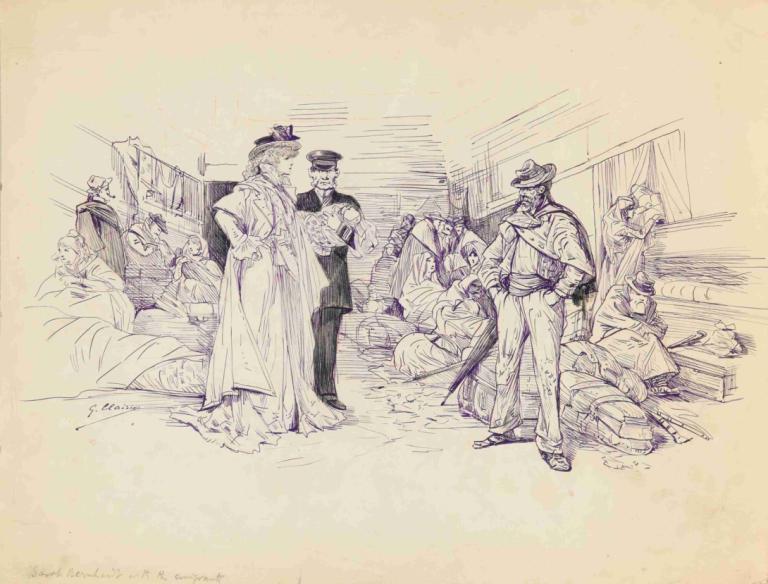 Scenes of Sarah Bernhardt's life,Scènes uit het leven van Sarah Bernhardt,Georges Jules Victor Clairin