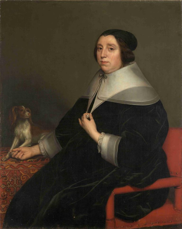 Portrait of a Woman,Портрет женщины,Gerard van Honthorst,Герард ван Хонтхорст,Картина Маслом,Картина Маслом