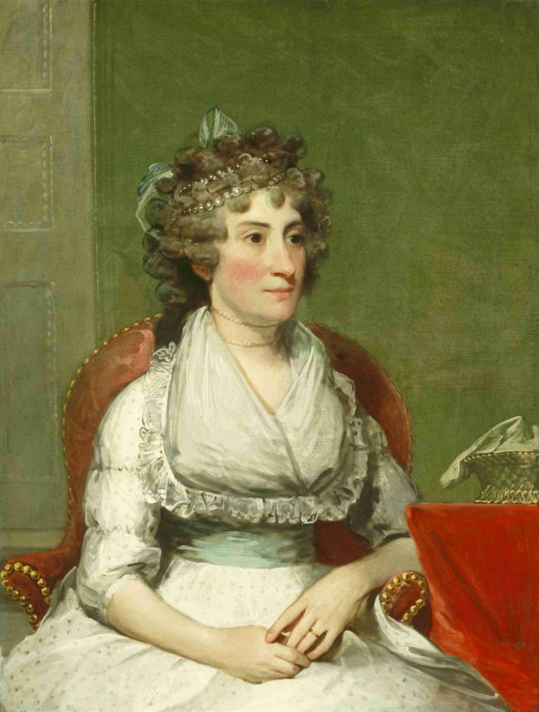 Catherine Yates Pollock (Mrs. George Pollock),Gilbert Stuart,Oil Painting,Oil Painting, fine art parody