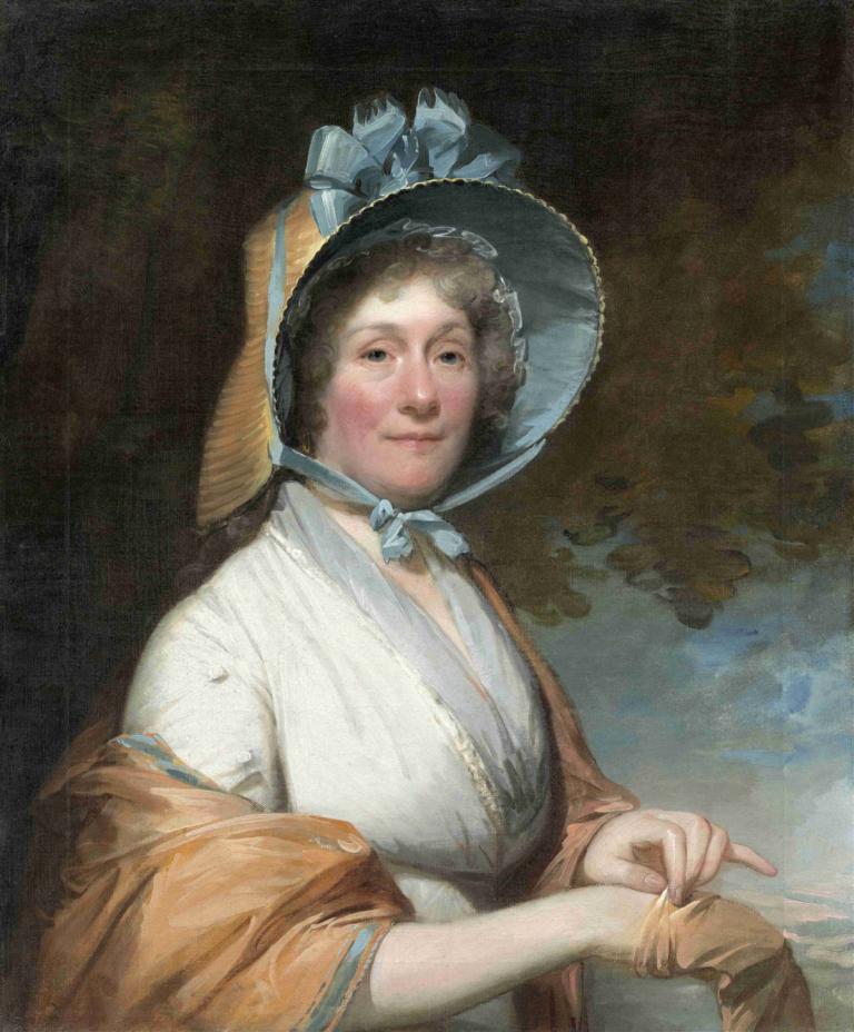 Henrietta Marchant Liston (Mrs. Robert Liston),Gilbert Stuart,Oil Painting,Oil Painting, fine art parody