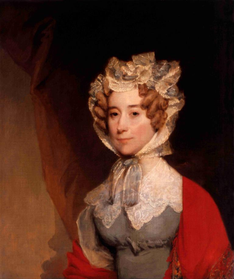 Louisa Catherine Johnson Adams [Mrs. John Quincy Adams],路易莎-凯瑟琳-约翰逊-亚当斯［约翰-昆西-亚当斯夫人］,Gilbert Stuart,吉尔伯特-斯图亚特