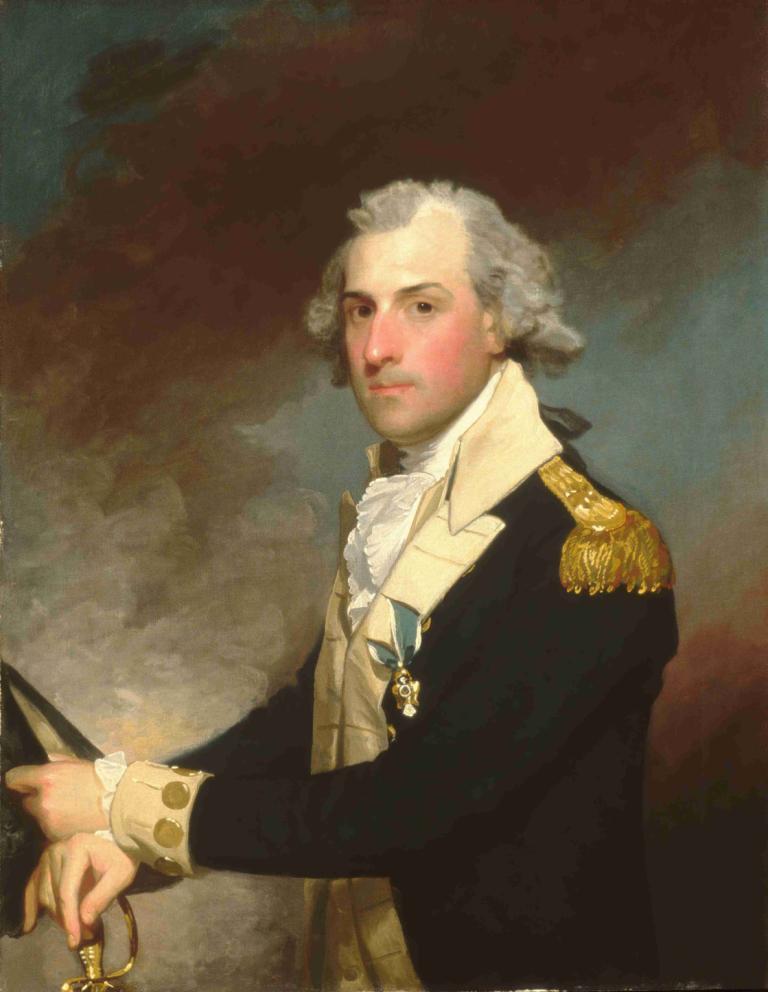 Matthew Clarkson,Gilbert Stuart,Peinture à l'huile,Peinture à l'huile, solo, 1garçon, foyer masculin