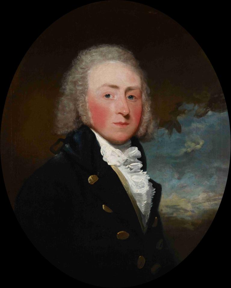 Portrait of Edward Loftus,Πορτρέτο του Edward Loftus,Gilbert Stuart,Ελαιογραφία,Ελαιογραφία, μονοφωνία