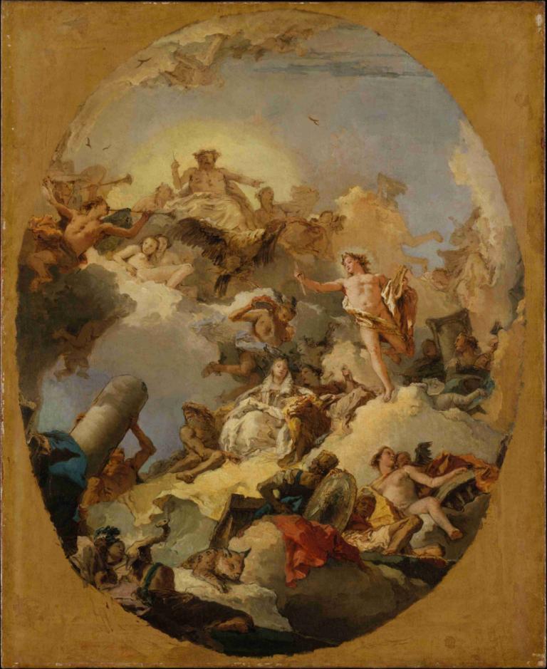 The Apotheosis of the Spanish Monarchy,La apoteosis de la monarquía española,Giovanni Battista Tiepolo