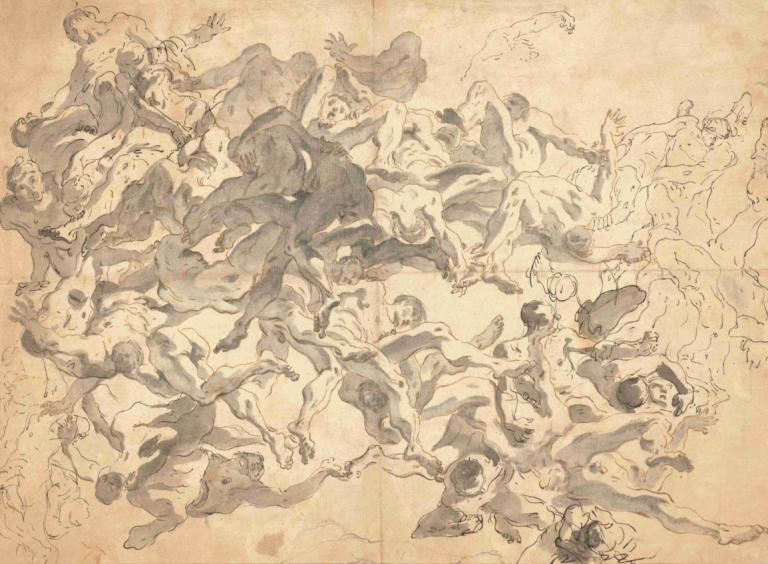 The Fall of the Rebel Angels,La caída de los ángeles rebeldes,Giovanni Battista Tiepolo