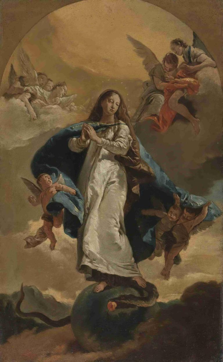 The Immaculate Conception,ตั้งครรภ์ได้อย่างไร้ที่ติ,Giovanni Battista Tiepolo,โจวานี บาทิสต้า ทิโบโร