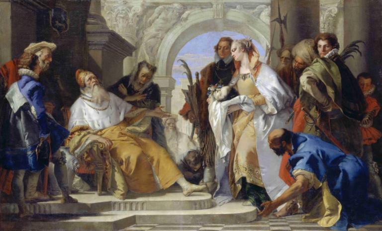 The Patron Saints of the Crotta Family,ผู้พิทักษ์แห่งตระกูลโครต้า,Giovanni Battista Tiepolo