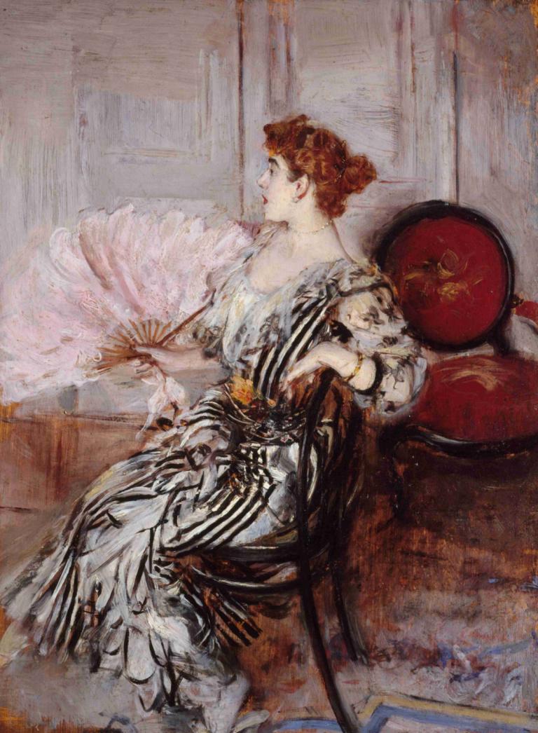 Portrait de Madame Torri, danseuse à l'Opéra,Chân dung bà Tori, tác phẩm của L,Giovanni Boldini