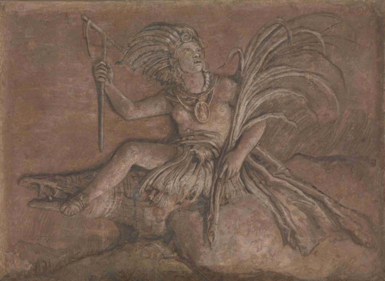 Allegorical Figure Representing America,Αλληγορική φιγούρα που αντιπροσωπεύει την Αμερική