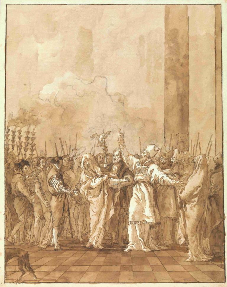 The Betrothal of the Virgin,La promessa di matrimonio della Vergine,Giovanni Domenico Tiepolo