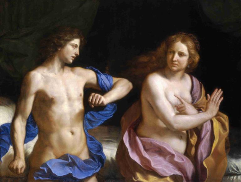 Amnon and Tamar,Guercino,Oil Painting,Oil Painting, fine art parody, parody, realistic