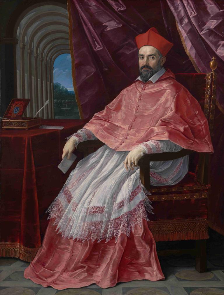 Cardinal Roberto Ubaldini, (1581-1635), Papal Legate to Bologna,Guido Reni,Oil Painting,Oil Painting, 1boy