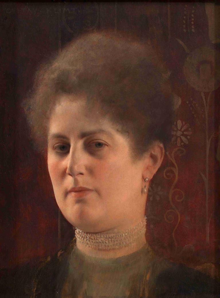 Bildnis einer unbekannten Frau (Frau Heymann),Porträtt av en okänd kvinna (fru Heymann),Gustav Klimt