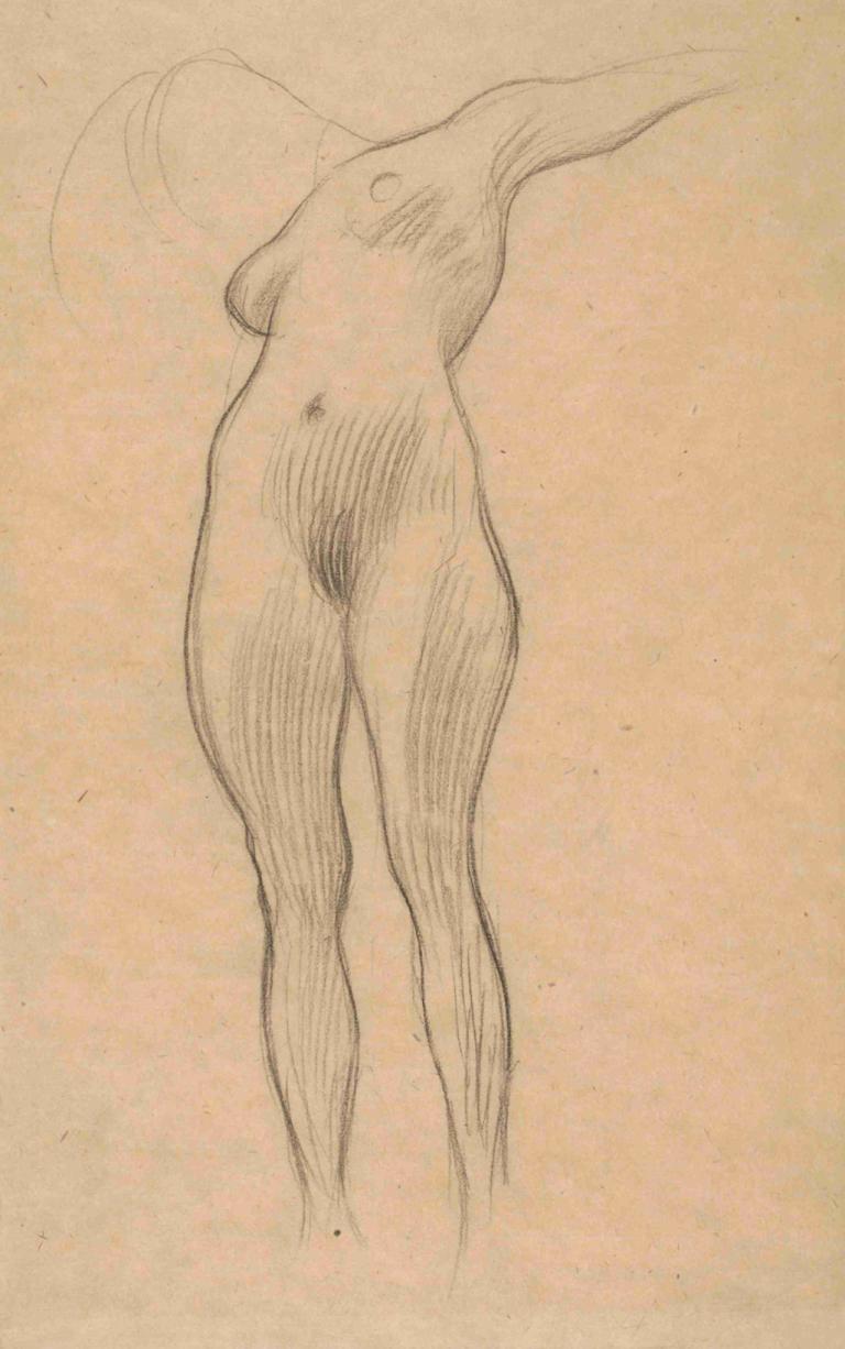 Floating Woman with Outstretched Arm (Study for 'Medicine')