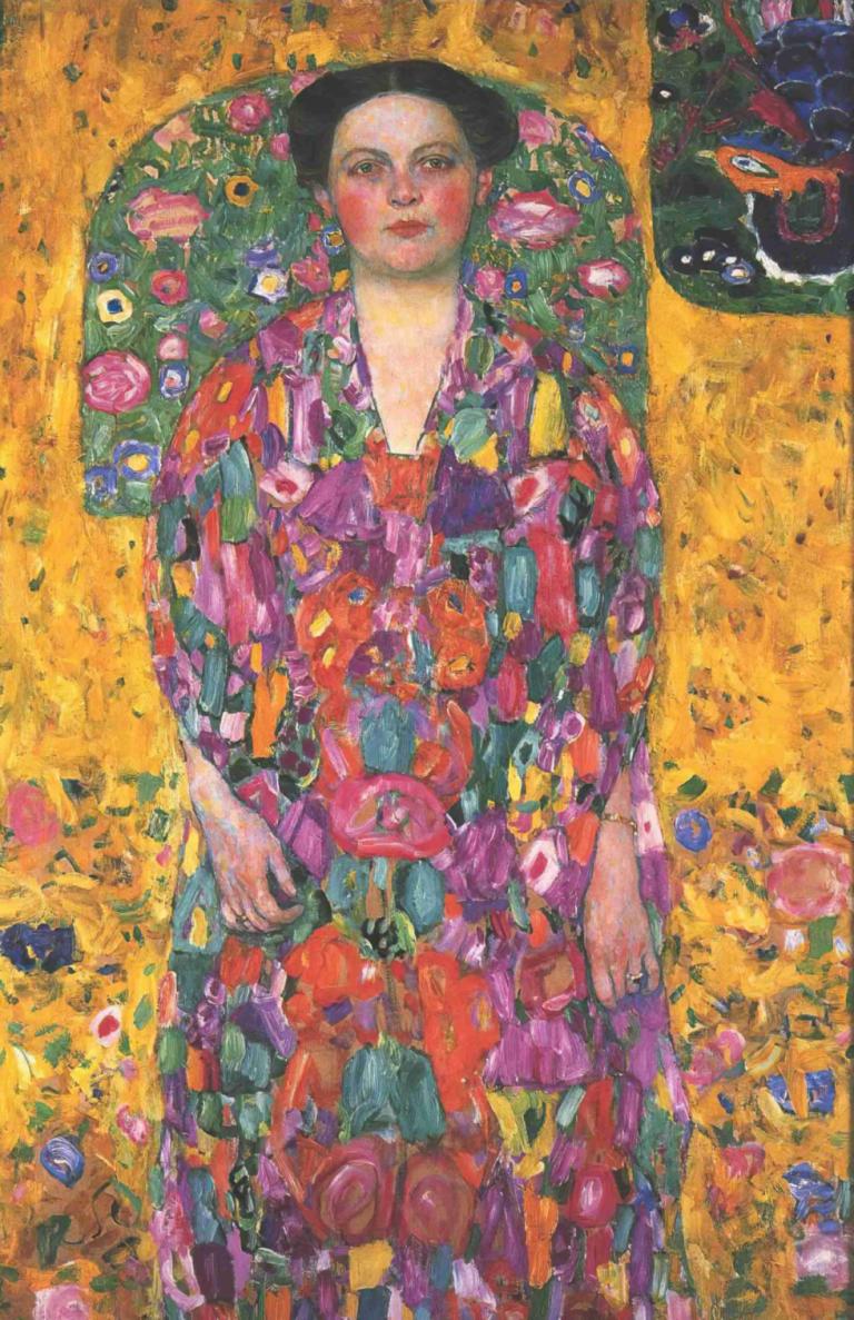 Portrait of Eugenia Primavesi,Портрет Евгении Примавеси,Gustav Klimt,Густав Климт,Картина Маслом