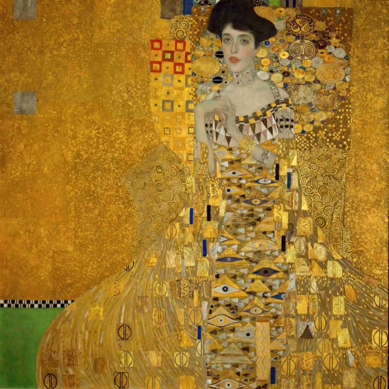 Portrait of Adele Bloch-Bauer I,Portrait of Adele Bloch-Bauer I,Gustav Klimt,Ölgemälde,Ölgemälde, 1Mädchen