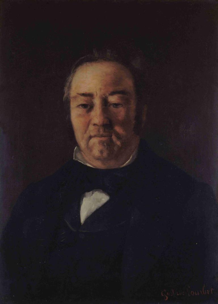 Portrait de Monsieur Corbinaud,Monsieur Corbinaudin muotokuva,Gustave Courbet,Öljymaalaus,Öljymaalaus