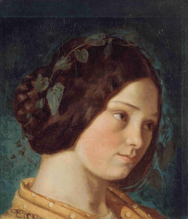 Portrait de Zélie Courbet,Zélie Courbet'n muotokuva,Gustave Courbet,Öljymaalaus,Öljymaalaus, 1 tyttö, yksin