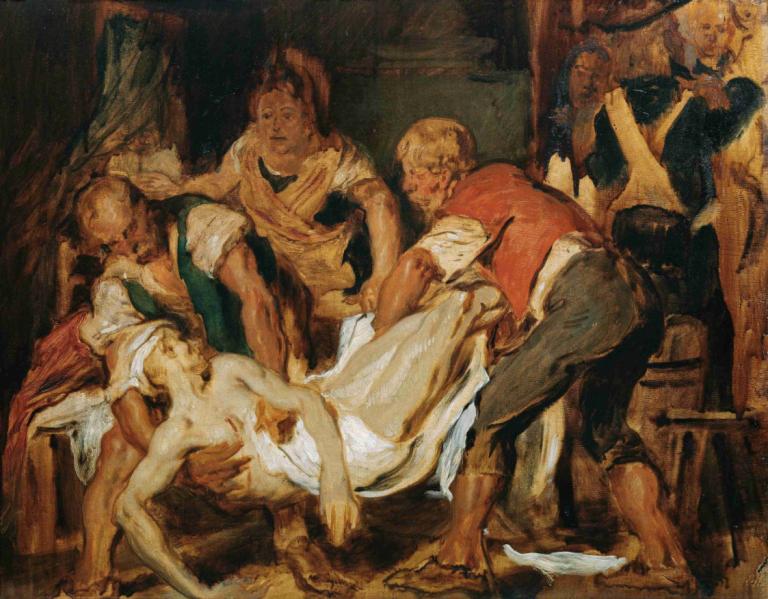 Die Bergung der Leiche Jean-Paul Marats,La recuperación del cuerpo de Jean-Paul Marat,Hans Canon