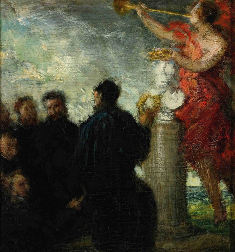 Hommage À Eugène Delacroix,Hołd dla Eugène'a Delacroix,Henri Fantin-Latour,Obraz olejny,Obraz olejny