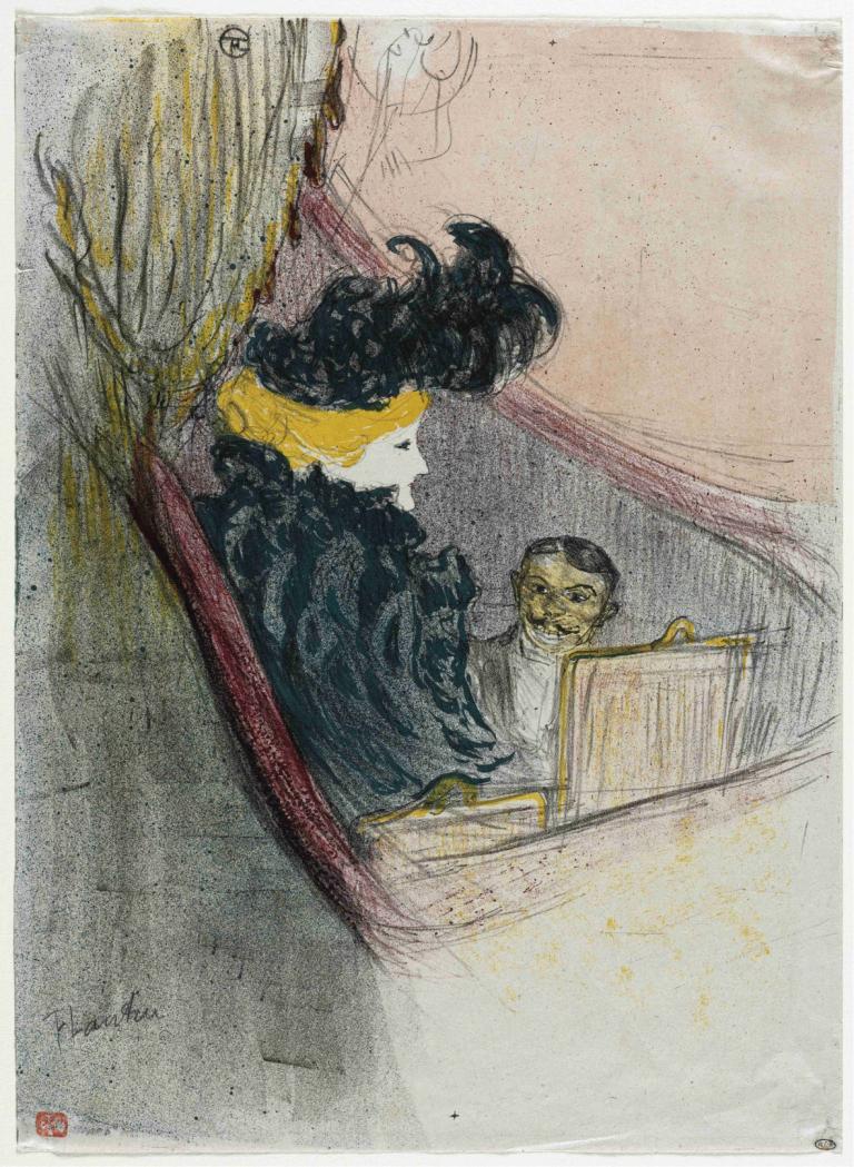 A Princely Idyl, Clara Ward,En prinslig idyl, Clara Ward,Henri de Toulouse-Lautrec,Oljemålning,Oljemålning