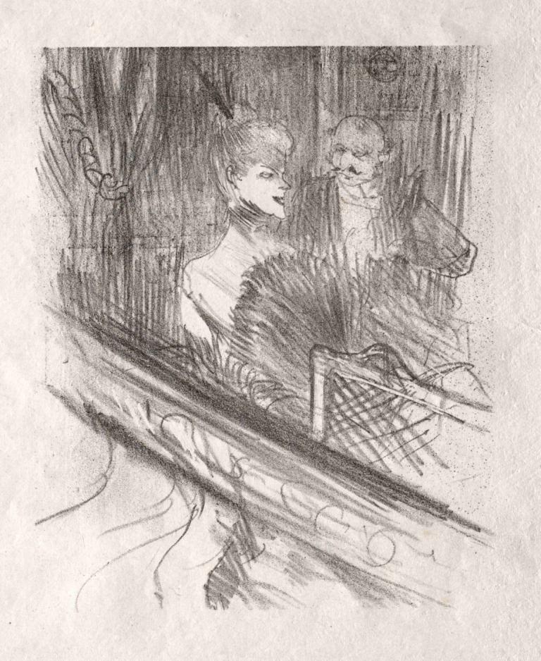 Au pied du Sinaï  Le Baron Moïse,Henri de Toulouse-Lautrec,Sketch,Sketch, monochrome, greyscale, sketch