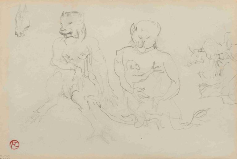 Croquis, Charge,Кроки, чардж,Henri de Toulouse-Lautrec,Анри де Тулуз-Лотрек,Эскиз,Эскиз