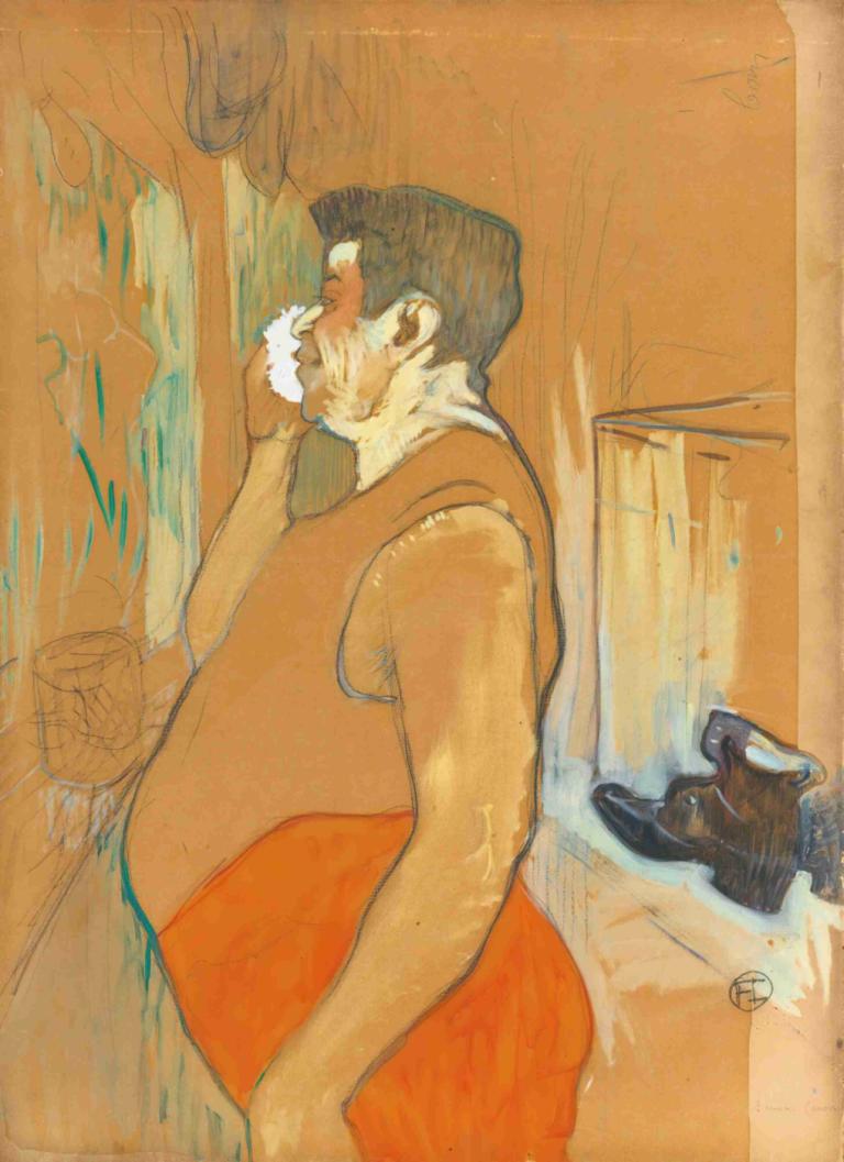 Monsieur Caudieux, Acteur De Café Concert,미스터 꼬디외, 카페 콘서트 배우,Henri de Toulouse-Lautrec,앙리 드 툴루즈 로트렉,오일 페인팅