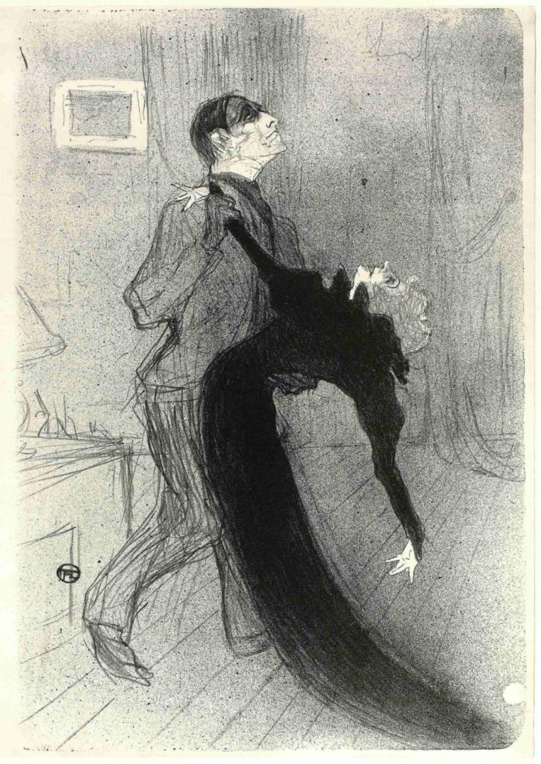 The Fainting Fit,Leșinul se potrivește,Henri de Toulouse-Lautrec,Gravura din cupru,Gravura din cupru, 1 băiat