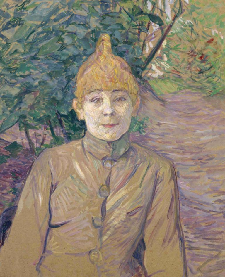 The Streetwalker,Călătorul străzii,Henri de Toulouse-Lautrec,Pictura in ulei,Pictura in ulei, solo, păr blond