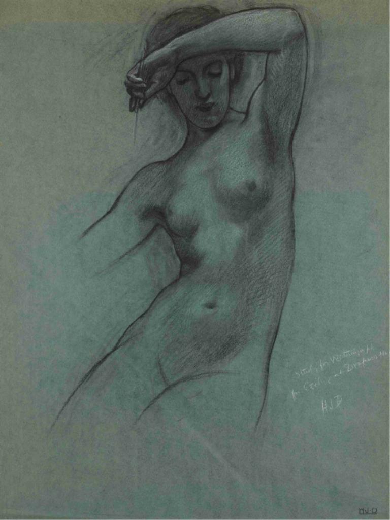 Study of a Water-nymph for ‘Prospero Summoning Nymphs and Deities’