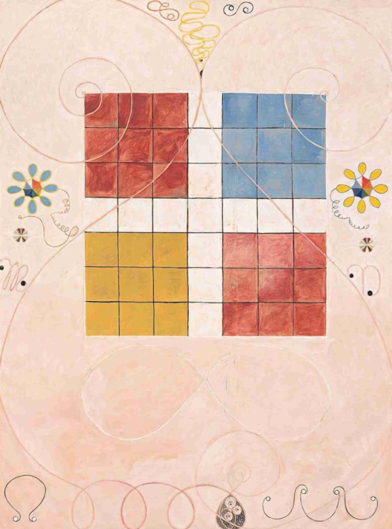 The Ten Largest, No. 10, Old Age,De ti største, nr. 10, alderdom,Hilma af Klint,Hilma av Klint,Illustrasjon