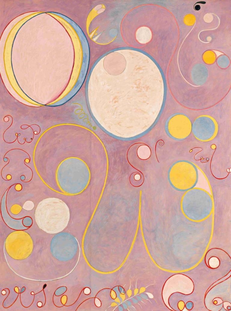 The Ten Largest, No. 8, Adulthood,De tio största, nr 8, Vuxen ålder,Hilma af Klint,Illustration,Illustration