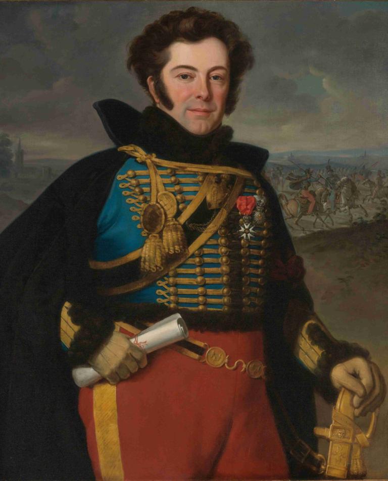 Portrait Of Colonel Auguste-Frederic-Bon-Amour, Marquis De Talhouët