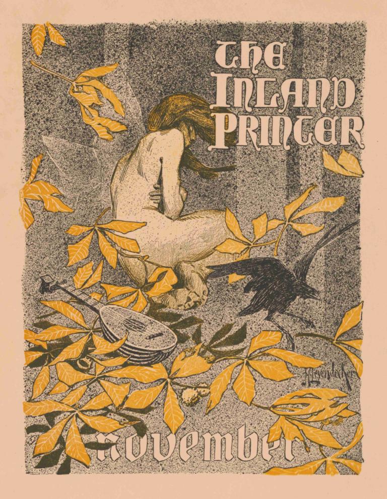 The Inland Printer, November,The Inland Printer, ноябрь,J.C. Leyendecker,Иллюстрация,Иллюстрация, 1 девушка