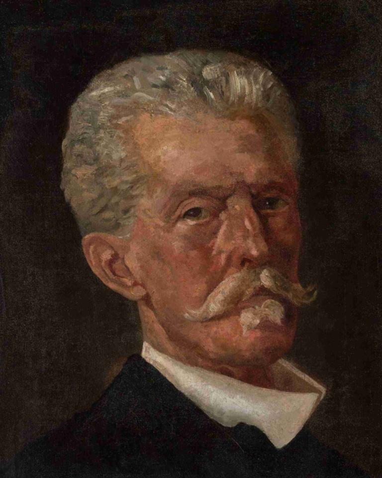 Head of a man,Κεφάλι ανθρώπου,Jacek Malczewski,Ελαιογραφία,Ελαιογραφία, 1 αγόρι, ανδρική εστίαση, μονοφωνία