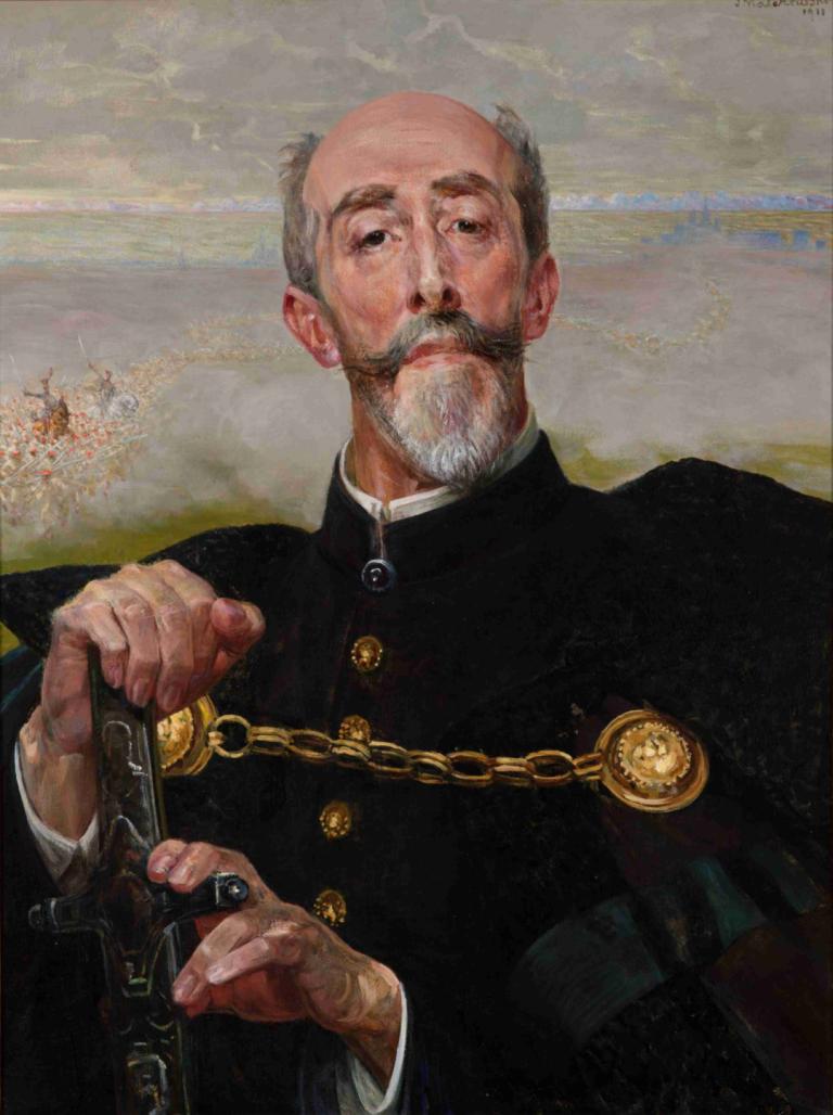 Portrait of Count Antoni Wodzicki,Portrait du comte Antoni Wodzicki,Jacek Malczewski,Peinture à l'huile