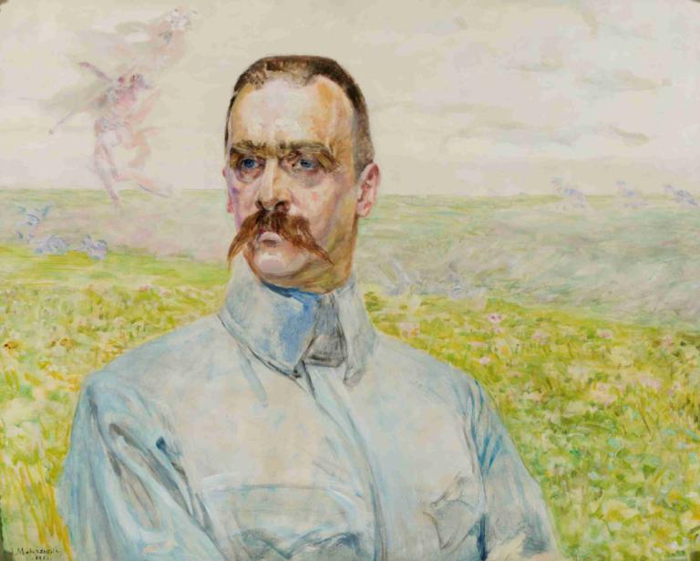 Portrait of brigadier Józef Piłsudski,Portrait du brigadier Józef Piłsudski,Jacek Malczewski