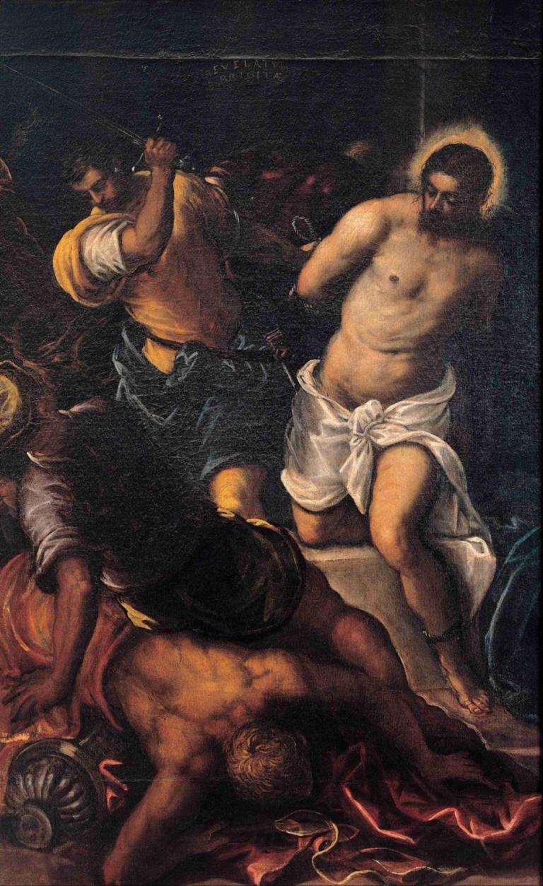 Crowning With Thorns,Kröning med törnen,Jacopo Tintoretto,Oljemålning,Oljemålning, konstparodi, manligt fokus