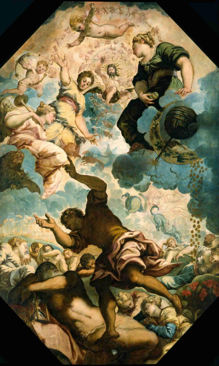 The Dreams of Men,Erkeklerin Rüyaları,Jacopo Tintoretto,Yağlı boya,Yağlı boya, güzel sanatlar parodisi