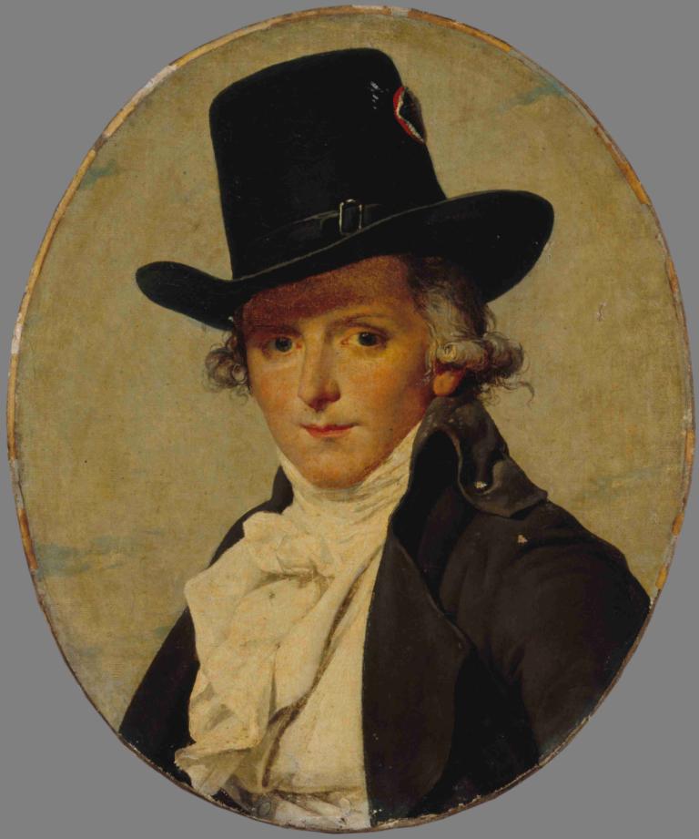 Portrait of Pierre Sériziat, David's brother-in-law,다비드의 처남 피에르 세리지아트의 초상화,Jacques Louis David,자크 루이 데이비드