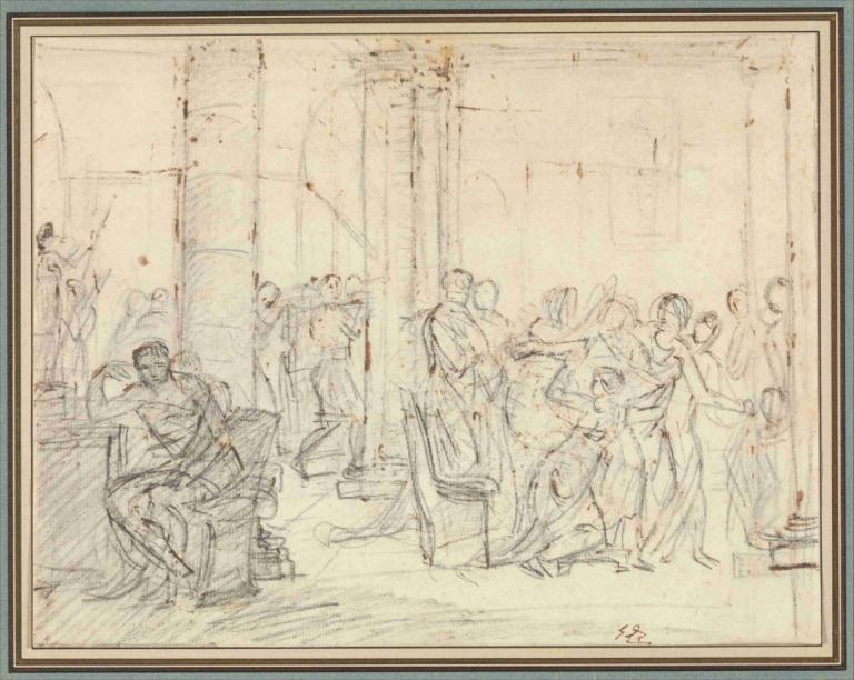 Study for The Lictors Bringing Brutus the Bodies of his Sons