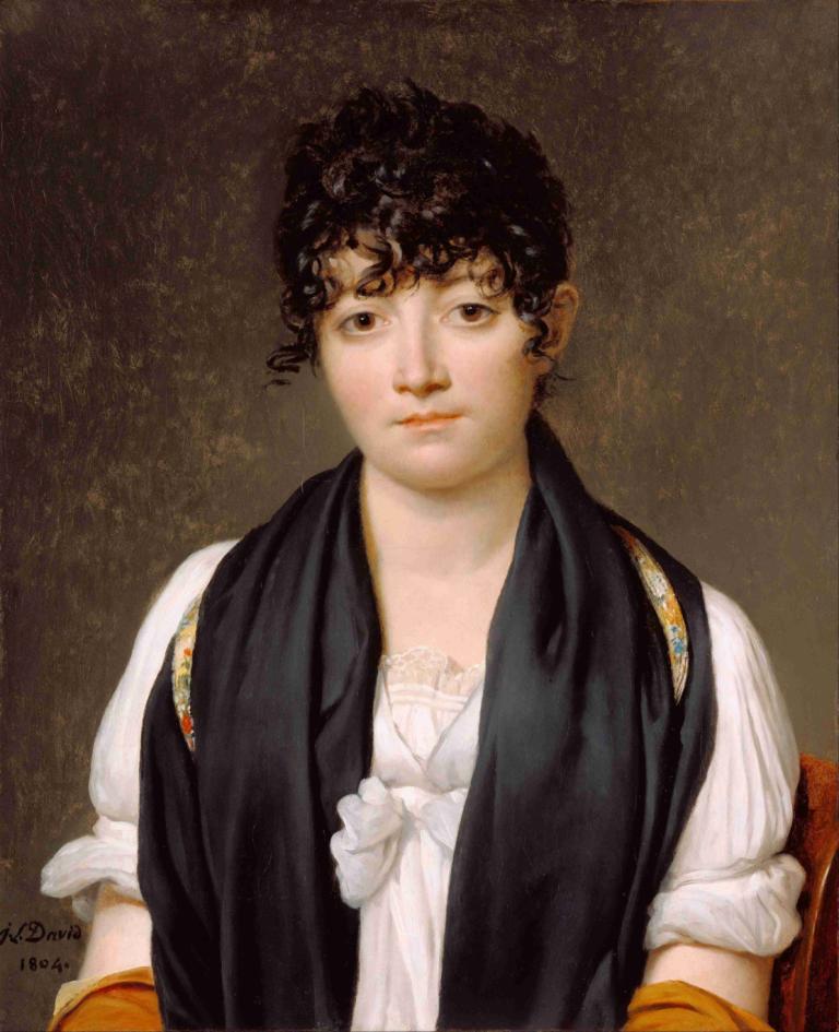 Suzanne Le Peletier De Saint-Fargeau,Jacques Louis David,Ελαιογραφία,Ελαιογραφία, μονοφωνία