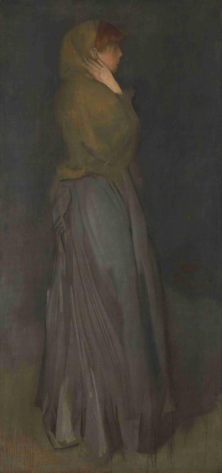 Arrangement in Yellow and Gray; Effie Deans,Sarı ve Gri Aranjman; Effie Deans,James McNeill Whistler