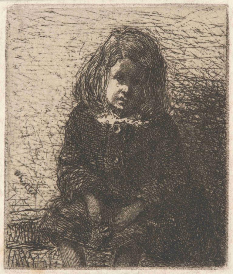 Little Arthur,Kleiner Artus,James McNeill Whistler,Kupferstich,Kupferstich, Solo, einfarbig, 1Junge